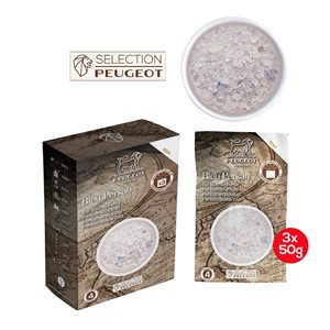 Sæt med 3 poser blåt groft salt 3 × 50 g, Spices - Peugeot