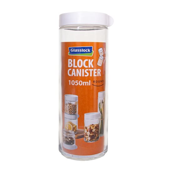 Food storage container, 1050 ml, made from glass - Glasslock