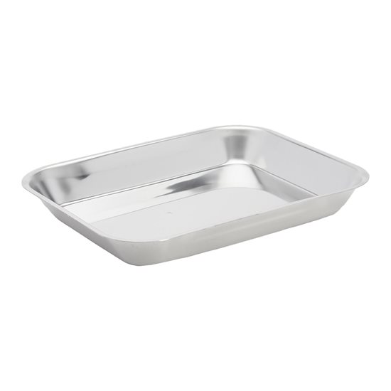 Plat à marinade, inox, 30x25x4.3cm - marque de Buyer