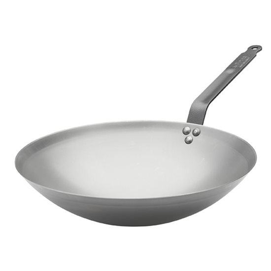 Wok, 35 cm, ανθρακούχο χάλυβα, "CARBONE PLUS" - de Buyer