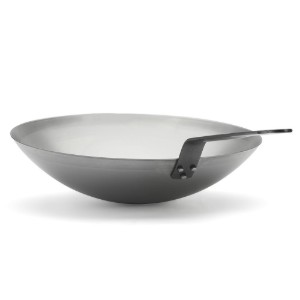 Wok, 35 cm, acciaio al carbonio, "CARBONE PLUS" - de Buyer