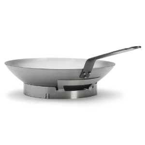 Wok, 35 cm, acciaio al carbonio, "CARBONE PLUS" - de Buyer