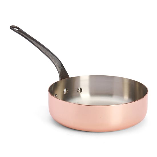 Sauté tiganj, bakarni čelik od nerđajućeg čelika, 24 cm/3,1L, "Inocuivre First Classe" - de Buyer