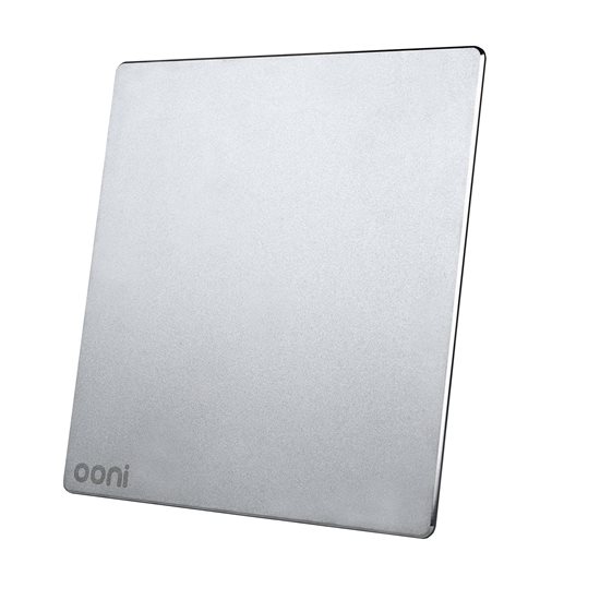 Plaque de cuisson à pizza, acier inoxydable, 34,2 x 34,2 cm, Steel 13 - Ooni