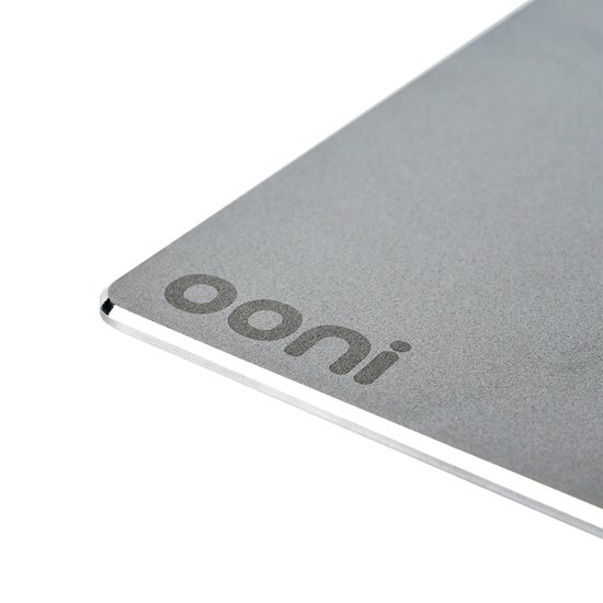 Plaque de cuisson à pizza, acier inoxydable, 34,2 x 34,2 cm, Steel 13 - Ooni