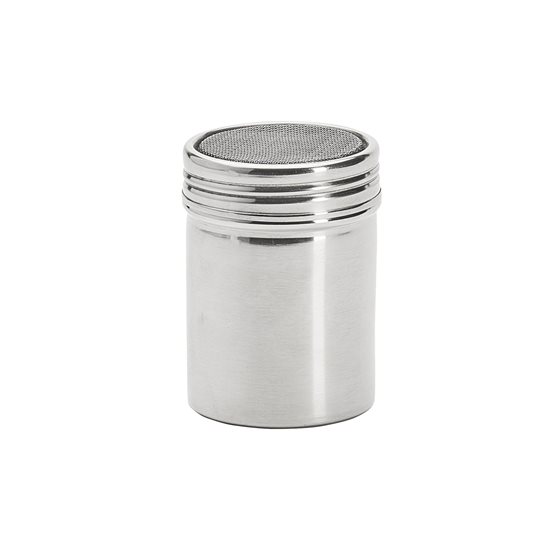 Recipiente para polvilhar temperos, com peneira, aço inox, 7 × 10 cm - de Buyer