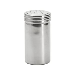 Container for sprinkling spices, with sieve, stainless steel, 7 × 13 cm/2.5 mm - de Buyer