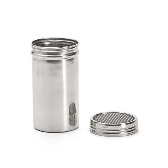 Container for sprinkling spices, with sieve, stainless steel, 7.1 × 13.7 cm - de Buyer