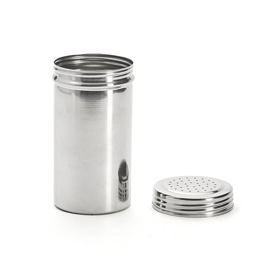 Container for sprinkling spices, with sieve, stainless steel, 7 × 10 cm/2.5 mm - de Buyer