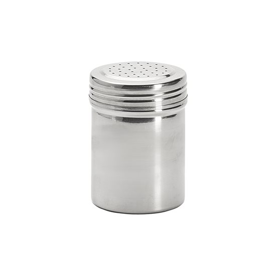 Container for sprinkling spices, with sieve, stainless steel, 7 × 10 cm/1.5 mm - de Buyer