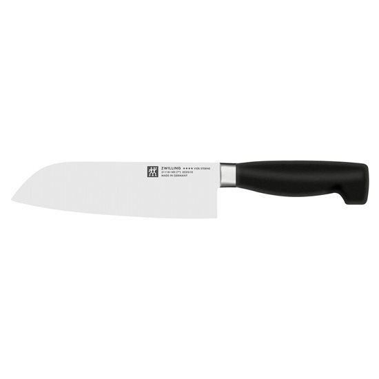 Nóż Santoku, 18 cm, <<TWIN Four Star>> - Zwilling