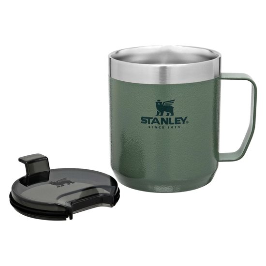 Camping mug, stainless steel, 350ml, "Classic Legendary", Hammertone Green - Stanley