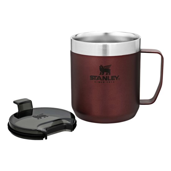 Caneca de acampamento, aço inoxidável, 350ml, "Classic Legendary", Wine - Stanley