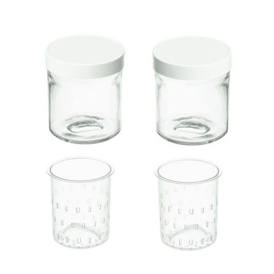 Set of 2 cheese containers for YM400E - Cuisinart