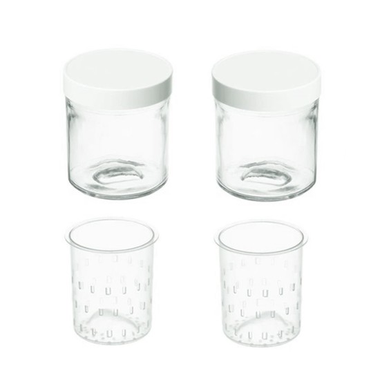 Lot de 2 récipients à fromage pour YM400E - Cuisinart