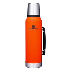 Stainless steel thermal insulating bottle, 1L, "Classic Legendary", Blaze Orange - Stanley