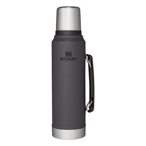 Stainless steel thermal insulating bottle, 1L, "Classic Legendary", Charcoal - Stanley