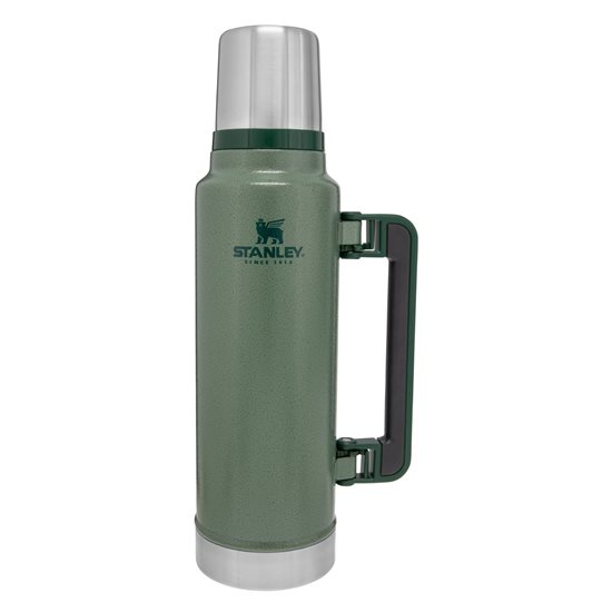 Garrafa de aço inoxidável com isolamento térmico, 1,4L, "Classic Legendary", Hammertone Green - Stanley