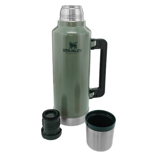 Thermal insulating bottle, stainless steel, 1.9L, "Classic Legendary", Hammertone Green - Stanley