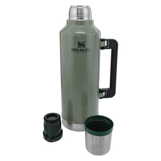 Stainless steel thermal insulating bottle, 2.3L, "Classic Legendary", Hammertone Green - Stanley