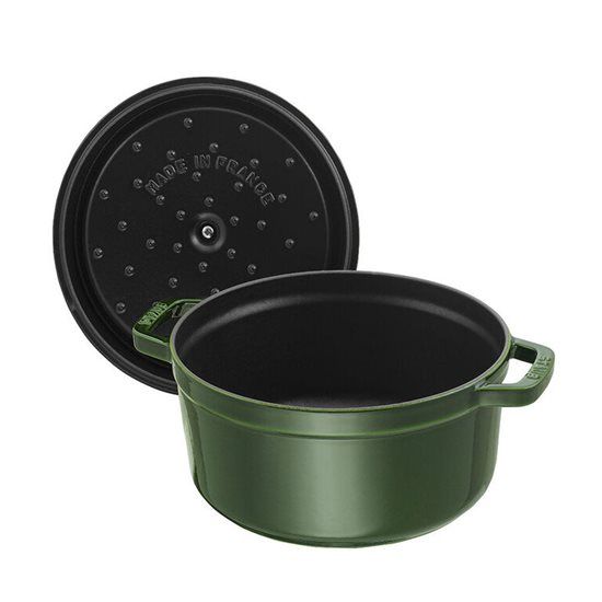 Cocotte tencere, dökme demir, 26cm/5,2L, Basil - Staub 