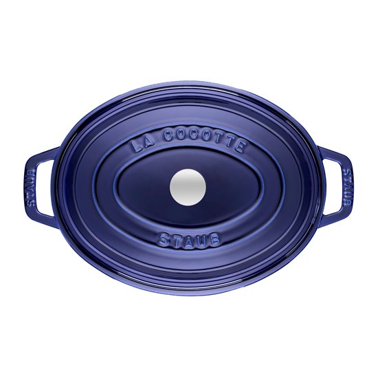 Овальная кастрюля Cocotte, чугун, 33см/6.7л, Dark Blue - Staub