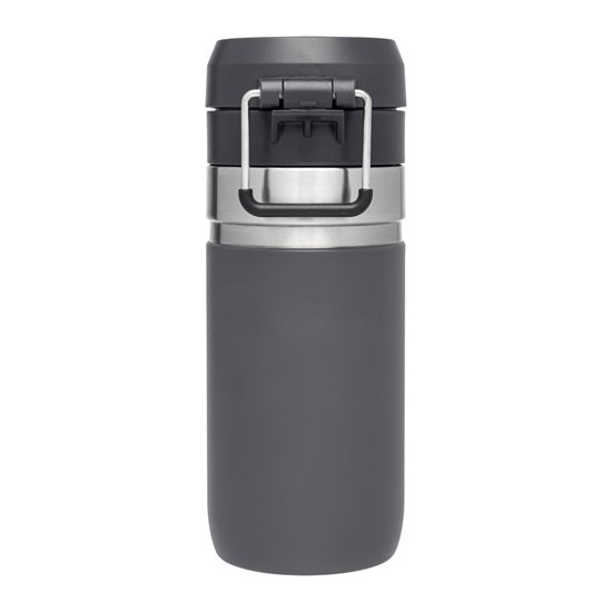 Water bottle, stainless steel, 470ml, "Go Quick", Charcoal - Stanley