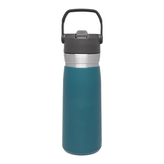 Su şişesi, paslanmaz çelik, 650ml, "Go Flip Straw", Lagoon - Stanley