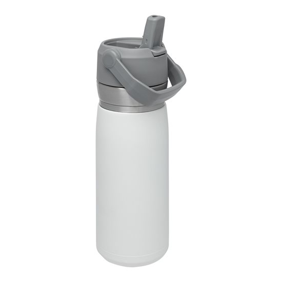 Water bottle, stainless steel, 650ml, "Go Flip Straw", Polar - Stanley
