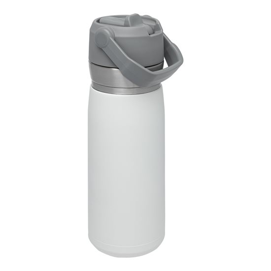 Water bottle, stainless steel, 650ml, "Go Flip Straw", Polar - Stanley