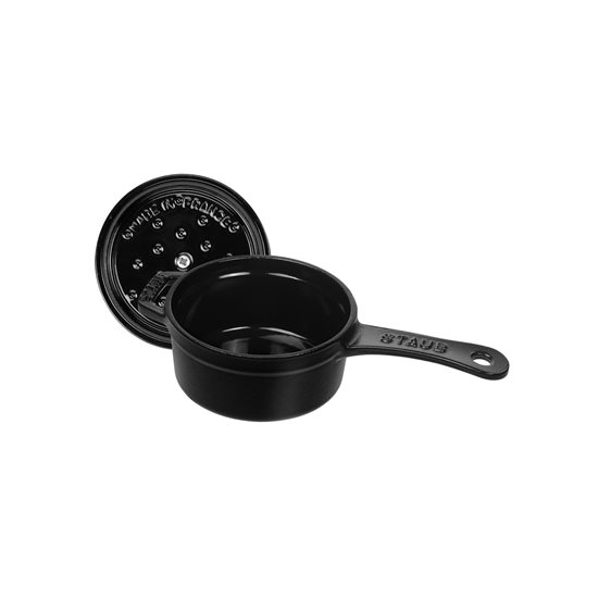 Mini-steelpan, gietijzer, 10 cm/0.25L, Black - Staub