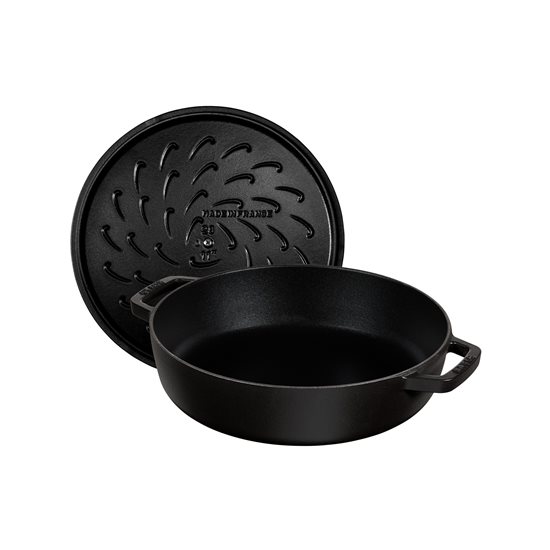Chistera casserole dish, 24 cm, Black - Staub