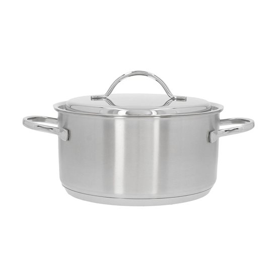 Saucepan with lid, 20 cm / 3L, "Resto", stainless steel - Demeyere