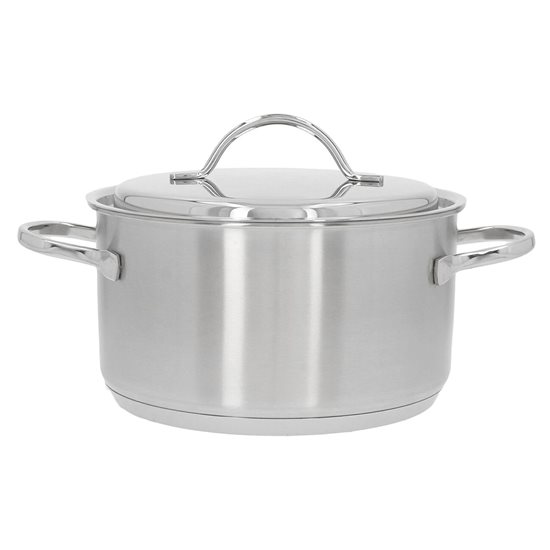 Saucepan with lid, 24 cm / 5.4 l "Resto" stainless steel - Demeyere
