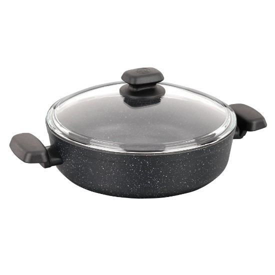 Casserole antiadhésive, avec couvercle, 24cm/2.5L, "Ornella" - Korkmaz