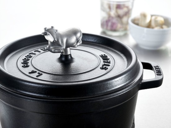 Cast iron cooking pot lid knob, Cow - Staub