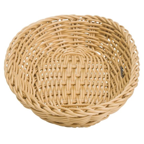 Oval basket, 21 × 15 cm, Light Beige - Saleen