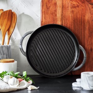Роштиљ тигањ, ливено гвожђе, 30 цм, Graphite Grey - Staub