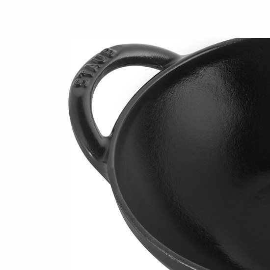 Mini wok, dökme demir, 16cm, Black - Staub