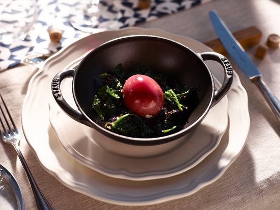 Mini-wok, cast iron, 16cm, Black - Staub