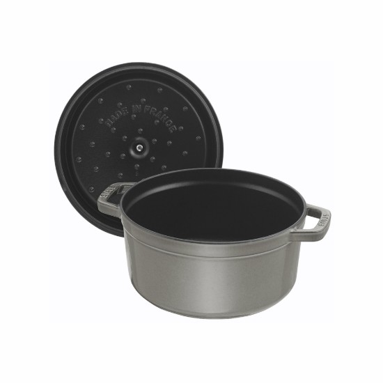 Cocotte cooking dish 16 cm/1.2 l, <<Graphite Grey>> - Staub