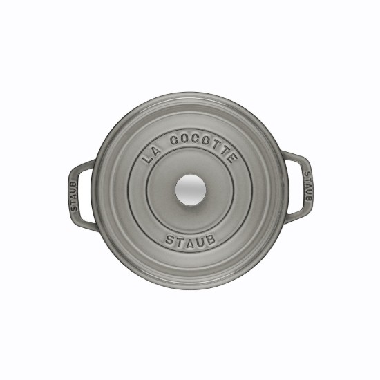Cocotte cooking dish 16 cm/1.2 l, <<Graphite Grey>> - Staub