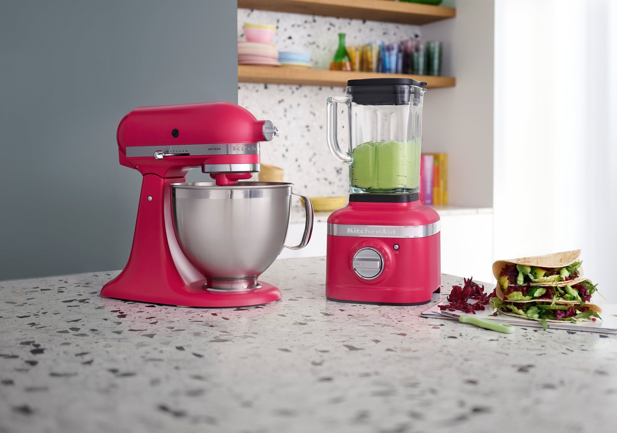 Stand blender ARTISAN K400 1,4 l, hibiscus, KitchenAid 