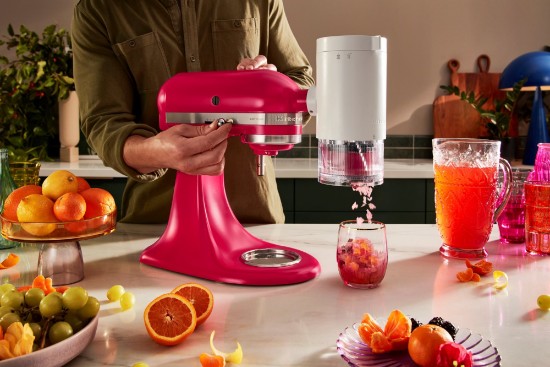 Batidora de pie con bol de 4,7 L, Artisan, Modelo 195, Hibiscus - KitchenAid