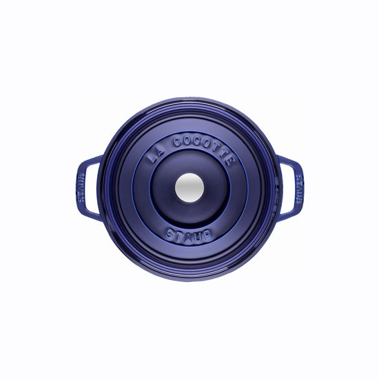 Cocotte Kochtopf, Gusseisen, 22cm/2,6L, Dark Blue - Staub