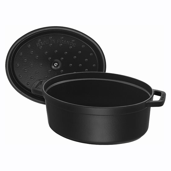 Piatto ovale Cocotte 41 cm/12 l, <<Black>> - Staub 