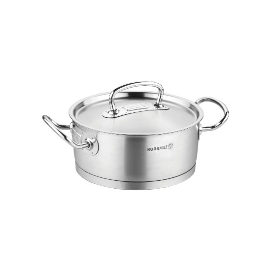 Stainless steel saucepan with lid, 16 cm / 1.5 L, "Proline" - Korkmaz