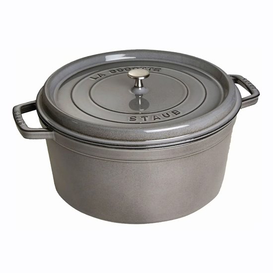 Cocotte lonec za kuhanje, litega železa, 30cm/8.35L, Graphite Grey - Staub