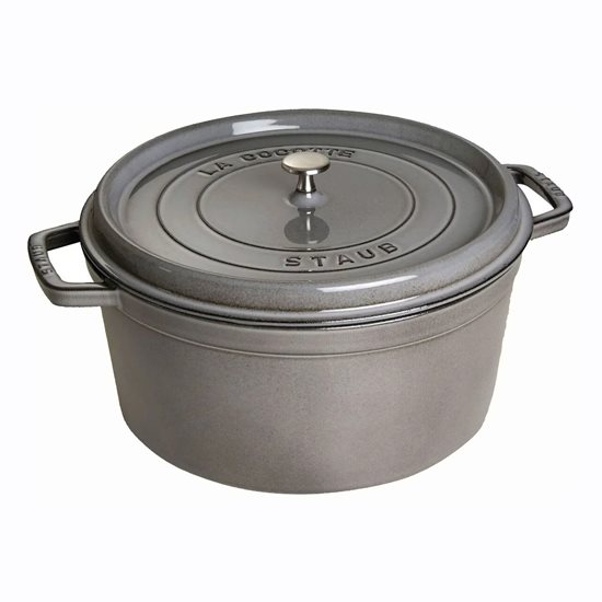 Cocotte cooking pot, cast iron, 30cm/8.35L, Graphite Grey - Staub