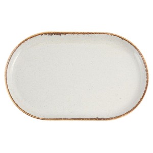 Platter tal-porċellana, 32 × 20 cm, Griż, Alumilite Seasons  - Porland 